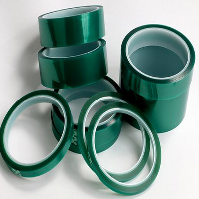 不残胶双面胶带-单面高温胶带-绿蓝红色透明高温胶带